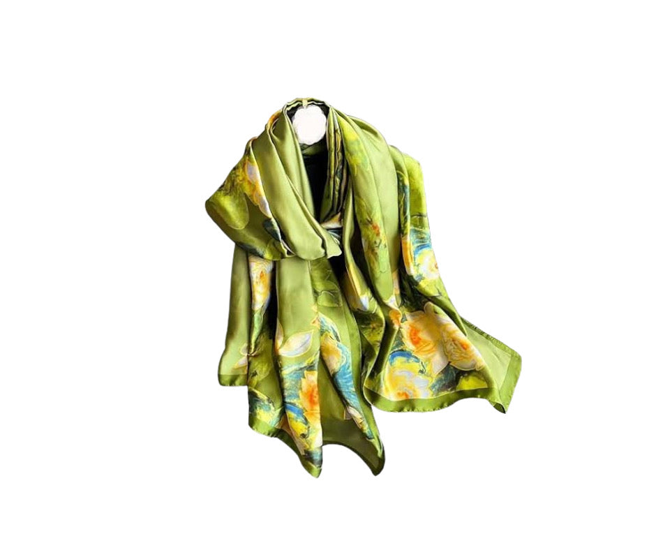 Hioyise Satin Scarf