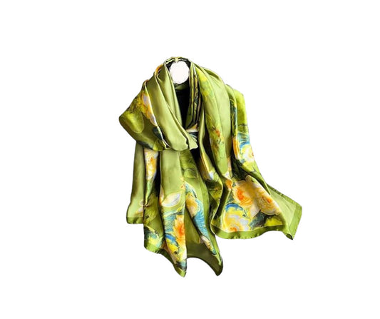 Hioyise Satin Scarf